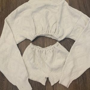 Sweater knit matching set